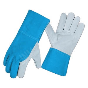 Gants de travail de sécurité haut de gamme pour monteurs canadiens, en cuir de vachette pleine fleur, antistatiques, robustes, avec manchette de sécurité industrielle - Product Image 5