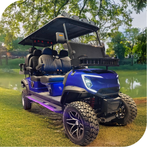 รถเข็นกอล์ฟไฟฟ้าขนาดเล็ก6ที่นั่งหรูหราไม่เหมือนใครสำหรับเดินทางในเมืองรีโมทขนาดเล็ก36V - Product Image 6