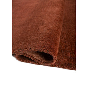 <b>Jean</b> Red & Orange Solid Color Hand Loom Wool Rugs Hwl-84 for Home Use-Jaipur Rugs ZA - Product Image 2