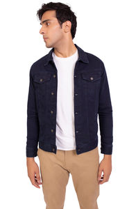 Chaqueta Vaquera de Invierno de Alta Calidad para Hombre con Logotipo Personalizado, Estilo Casual Urbano, Transpirable y Resistente al Viento - Product Image 4