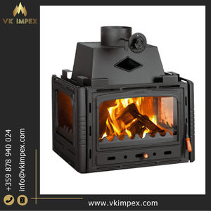 Calidad Premium moderna 4,9 kg/h Consumo de combustible 81.1% Eficiencia energética Estufas de inserción de leña Hierro/Hierro fundido Independiente - Product Image 2