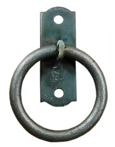 Heurtoir de porte en métal robuste finition Antique décoration de porte d'entrée maison Villa entrée Durable anneau poignée matériel de porte - Product Image 2