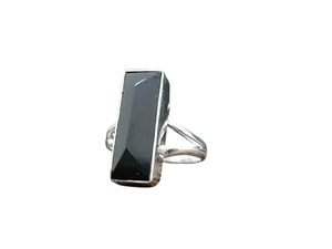 Women's <b>Ring</b> Natural <b>Black</b> <b>Onyx</b> Gemstone December Birthstone Anniversary Mother's day Handmade Jewelry 925 Sterling Silver <b>Ring</b> - Product Image 4