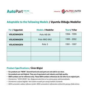 Gato de ventana delantera de plástico izquierdo para Volkswagen Polo (envío desde el fabricante de Turquía) Código de producto: FD112814 - Product Image 2