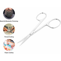 Ciseaux à cuticules incurvés en acier inoxydable de qualité supérieure pour gauchers, lame affûtée, durables, pour soins des ongles russes, vente chaude