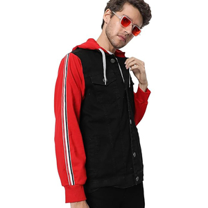 เสื้อฮู้ดกันหนาวสีดำสำหรับผู้ชายเสื้อมีฮู้ดสำหรับผู้ชายเสื้อฮู้ดกันหนาวแบบลำลอง - Product Image 5