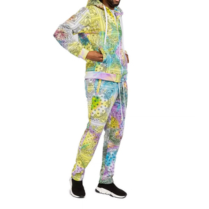 Ensemble de survêtement sublimé à marque privée, haute qualité, nouvelle mode, imprimé, 2 pièces, à prix avantageux avec service OEM - Product Image 4