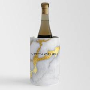 Refroidisseur et refroidisseur de bouteilles de vin et de bière de créateur de texture unique de couleur bleue et blanche d'Inde au prix le plus bas - Product Image 6