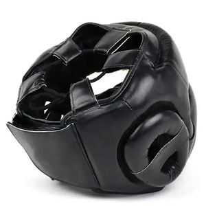 Protège-tête de boxe unisexe en EVA et cuir PU, équipement de sécurité professionnel, service OEM personnalisé, haute qualité - Product Image 3