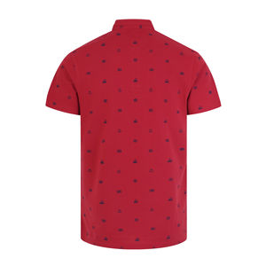 Chemises pour hommes personnalisées, douces et confortables, en coton et polyester tricoté, à manches courtes, unies, avec impression de logo, couleur personnalisée OEM - Product Image 2