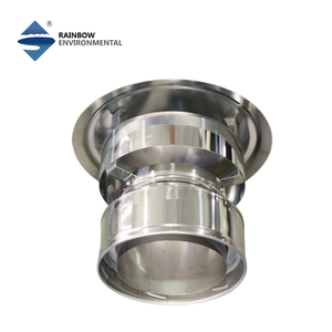 Capot <span class=keywords><strong>de</strong></span> cheminée rond en acier inoxydable sur mesure anti-refoulement pour système <span class=keywords><strong>de</strong></span> cheminée à double paroi et poêle - Product Image 3