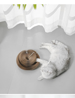 ERKUGO Jouet pour chat en papier interactif et écologique, durable, avec puzzle, griffoir magique et tunnel pour chats d'intérieur