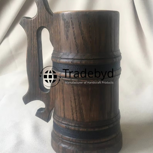 ถ้วยของขวัญทำด้วยมือที่สง่างามสำหรับเขาหรือสไตล์ชนบทของเธอโดย tradebyd แบกแก้วไม้เสน่ห์ - Product Image 1