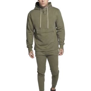 Survêtement pour hommes Streetwear Distressed Hoodie Sweatpants Set Custom Embroidered For Men Acid Washed Vintage - Product Image 3