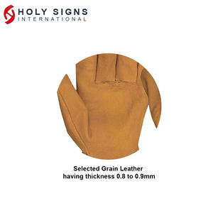 Guantes DE SEGURIDAD XL de cuero marrón para hombre al por mayor, Guantes Térmicos para Conductor, anticorte, antigolpes, funciones antideslizantes S/M/L disponibles - Product Image 2