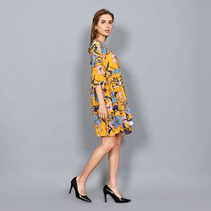 Vestido informal de verano para mujer, personalizado, 100%, Tela con estampado colorido de rayón, logotipo gratuito, suministro directo al por mayor, Bali, 2017 - Product Image 2