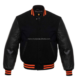 Unisex Varsity Jacket High Softshell College Baseball Letterman Style Embroidery Wool Casual Windproof Waterproof Bomber Winter - Product Image 6