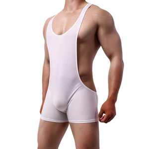 Nouveaux justaucorps de lutte de qualité supérieure en gros, impression par sublimation pour collège, justaucorps de lutte intégral grande taille pour hommes - Product Image 1