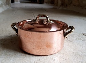 ทองแดงบริสุทธิ์ทำอาหาร Handi หม้อที่มีคุณภาพสูงขายพรีเมี่ยมหม้อทำอาหารสำหรับบ้านห้องครัวโรงแรมการใช้งานในขายส่ง - Product Image 5