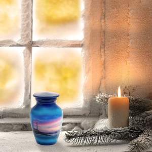 Fabrication meilleure qualité 100% aluminium souvenir mémorial adulte humain cendres Collection crémation/urnes funéraires - Product Image 2