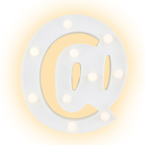 Luce LED 3D con simbolo @, luce LED in plastica calda - Product Image 2