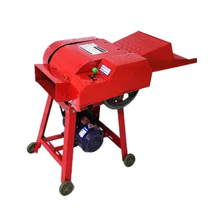 Mini máquinas cortadoras de paja/máquina trituradora de maíz para hacer alimentos para animales/picadora de hierba y trituradora de piensos
