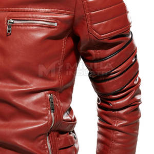 Respirant hiver chaud hommes veste en cuir tenue décontracté hommes veste en cuir à prix raisonnable - Product Image 5