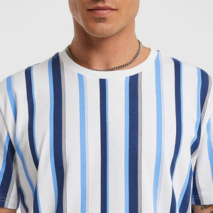 T-shirt pour homme surdimensionné vintage graphique personnalisé Vêtements en coton épais tricoté vierge délavé 100% coton - Product Image 3