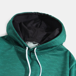 2025 Nueva Sudadera con capucha de invierno para hombre con logotipo personalizado sublimación polar patrón sólido diseño transpirable - Product Image 2