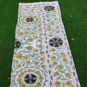 印度手工Suzani床罩