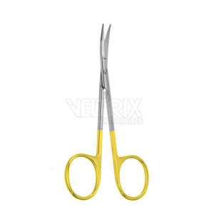 Tijeras de Iris Curvas de Carburo de Tungsteno de Alta Calidad con Agarre Cómodo para Uso Profesional, Servicio OEM, 4 1/2 - Product Image 2