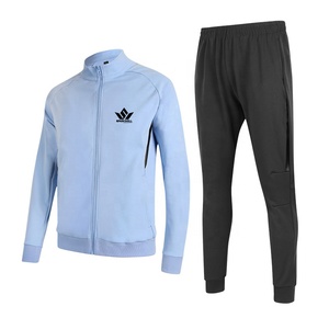 Ensemble de survêtement unisexe à capuche, séchage rapide, respirant, imperméable, coupe-vent, manches longues, couleur unie, pantalon de jogging - Product Image 3
