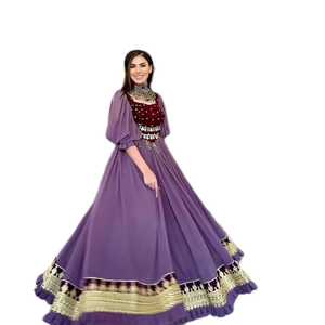 เดรสของชนเผ่าคูจิแบบดั้งเดิมมีการออกแบบตัวหนา - Product Image 5