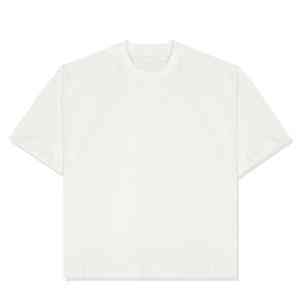 OEM เสื้อยืดลำลองโอเวอร์ไซส์ผ้าคอตตอนสีพื้นเนื้อนุ่มระบายอากาศได้ดีผ้า100% กราฟิกขนาดใหญ่จำนวนมากมีสินค้าในสต็อก - Product Image 1