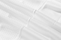 Camisetas de Fútbol Estampadas, Blancas, de Malla, para Hombre, con Patrón 3D, Marca Personalizada, de Poliéster, Ligeras, Transpirables, con Cuello en V