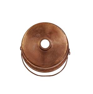 Antique Finish Hammered Solid Copper Sink or <b>Basin</b> Vessel Aged & Weathered Undermount for Rustic Luxury Projects <b>Portable</b>. - Product Image 4