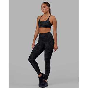 Rep Ultra High-Rise Full Length <b>Legging</b> <b>Pockets</b>-<b>Black</b> Camo Activewear Tights for Fitness Yoga - Product Image 2