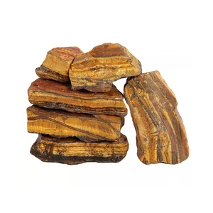 Piedra en bruto Ojo de Tigre Bruto en bruto para Reiki natural cristal curativo Un pulido piedras preciosas en bruto cristal natural mayorista - Product Image 1