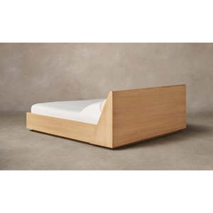 The Verne <b>Queen</b>/King <b>Size</b> <b>Bed</b> Modern Luxury Elegant Minimalist Design with Soft Upholstered Storage MDF Wood Style - Product Image 6