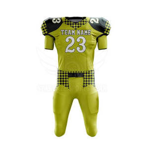 Ropa de fútbol americano 2025, camiseta de Liga en blanco sublimada personalizada, uniforme de fútbol americano - Product Image 2