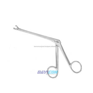 Wullstein Micro Cup Forceps Curved Left 3 1/4in (8,3 cm) Longitud DE TRABAJO Quirúrgico ENT Manual Forceps en acero inoxidable - Product Image 6