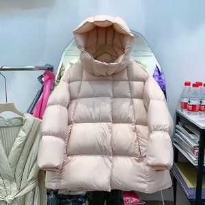 Nueva moda para mujer, chaqueta acolchada con cuello levantado, abrigo de pato blanco recatado, ropa de abrigo transpirable, técnica estampada, invierno cálido para mujer - Product Image 6