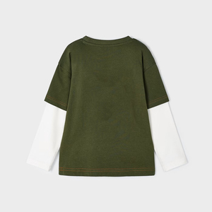 Vente en gros T-shirts d'été personnalisés 100% coton avec impression bouffante pour enfants Épaule tombante Surdimensionné Street Wear High Jersey O-Neck OEM - Product Image 5