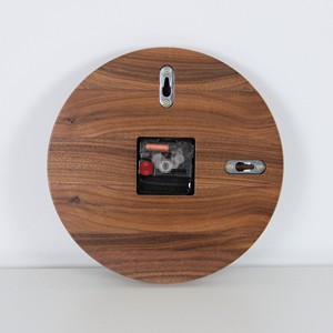 Reloj de madera simple vintage, reloj de madera natural colgante de pared redondo para decoraciones de la casa - Product Image 3