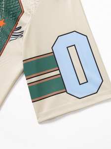 Maillot de football américain sur mesure grande taille pour l'été – Qualité supérieure, manches courtes, respirant, imprimé, techniques avancées - Product Image 5