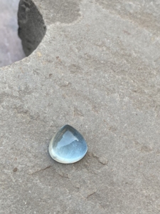 พลอยเพชร4.72กะรัตทรงหลวมสีอะความารีนจากธรรมชาติขนาด11มม. สำหรับทำเครื่องประดับ - Product Image 4