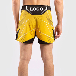 Customizable High Quality MMA <b>Shorts</b> Adults Men's <b>Grappling</b> BJJ Boxing Polyester Breathable Quick Dry Lightweight Shrink-Proof - Product Image 2