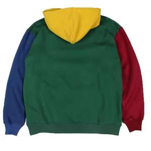 เสื้อสเวตเตอร์แบบสวมหัวมีฮู้ดผ้าคอตตอนใส่ได้ทั้งชายและหญิงเสื้อสเวตเตอร์โอเวอร์ไซส์ผ้าคอตตอน - Product Image 4