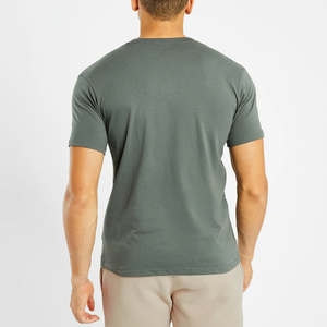 Camiseta esencial moderna para hombre, Camiseta de algodón 100% ligera de moda informal con estilo para hombre, Camiseta holgada - Product Image 5