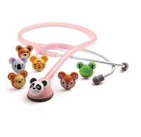 Estetoscopio Pediátrico de Una Sola Cabeza con Diseño Divertido de Animales, Material de Aluminio y PVC, Diagnóstico Manual Preciso, para Hospitales y Uso Médico